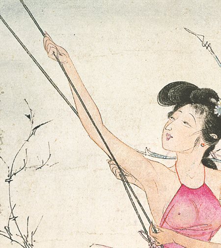 洛江-胡也佛的仕女画和最知名的金瓶梅秘戏图
